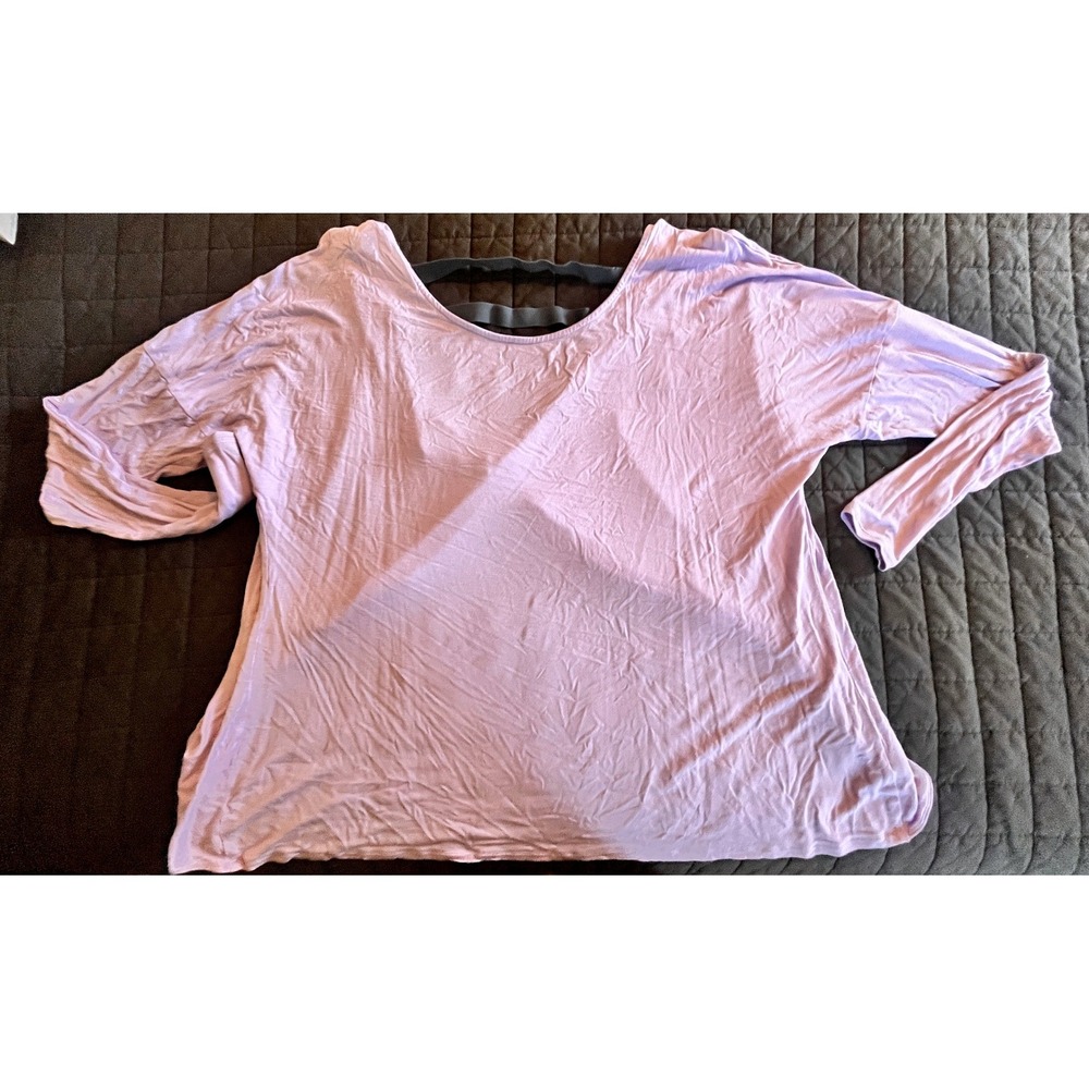 C9 by‎ Champion Lavender Open Back Crossover Long Sleeve Purple Strappy